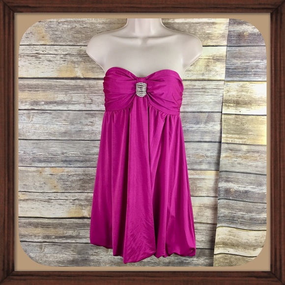 Frederick's of Hollywood Dresses & Skirts - Fredricks Of Hollywood Pink Strapless Bubble Dress
